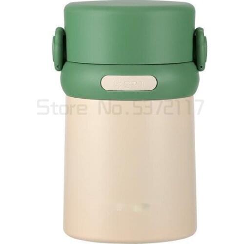 Thermal insulation lunch Stainless steel office worker portable super long thermal insulation barrel flameless stewing beaker