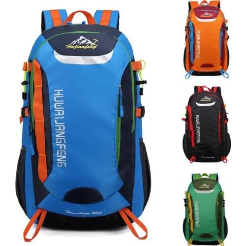 Outdoor Backpack Waterproof Mountaineering Sports Polyester Backpack Hiking Backpack Camping Travel Backpack