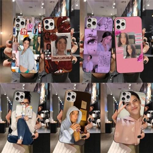 Funny girl Charli DAmelio Phone Case for iphone 12 pro max 11 pro XS MAX 8 7 6 6S Plus X 5S SE 2020 XR case