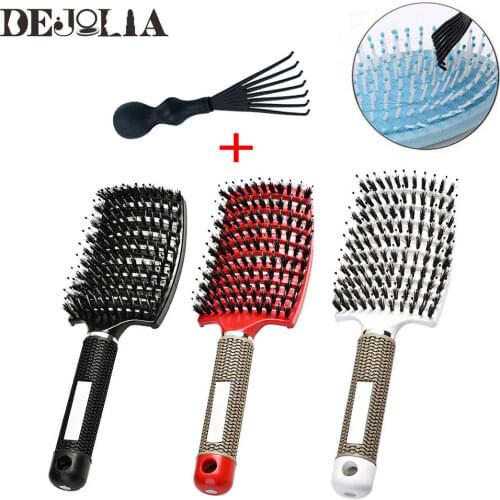Women Comb Hairdressing Styling Tools Hair Brush Scalp Massage Comb Hairbrush Wet Curly Detangle Hair Brush Hairdressing Tools