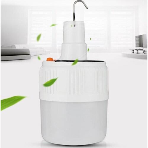 1Pcs/2Pcs Solar Charging Bulb LED Remote Control Night Light USB Portable Emergency Lamp for Home Garden Travel Camping Lighting