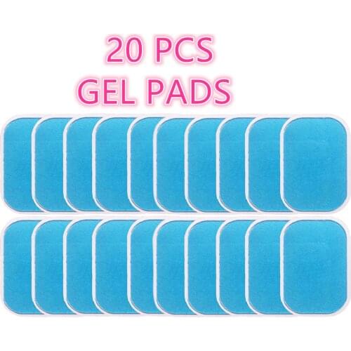 10 Pairs(20PCS) Replacement Gel Pads For EMS Trainer Abdominal Muscle Stimulator Exerciser Replacement Massage Gel Patch