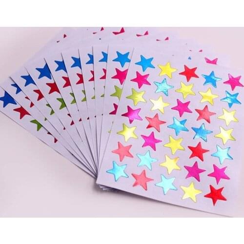 10sheets/set Diary Notebook Decor Sticker Parents Teachers Praise Label Award Star Love Sticker for Baby Children Students