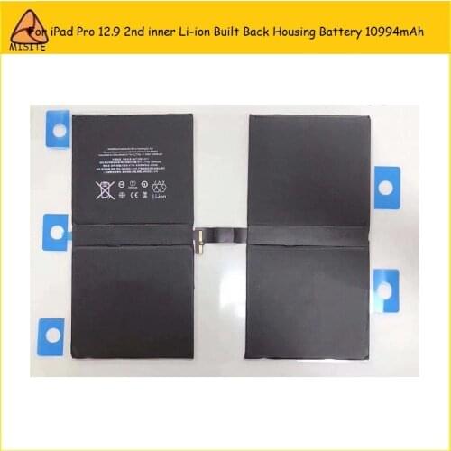 10Pcs Tested Phone Battery For For i Pad Pro 12.9 2nd inner Li-ion Built Back Door Housing Battery 10994mAh A1670 A1671 A1754