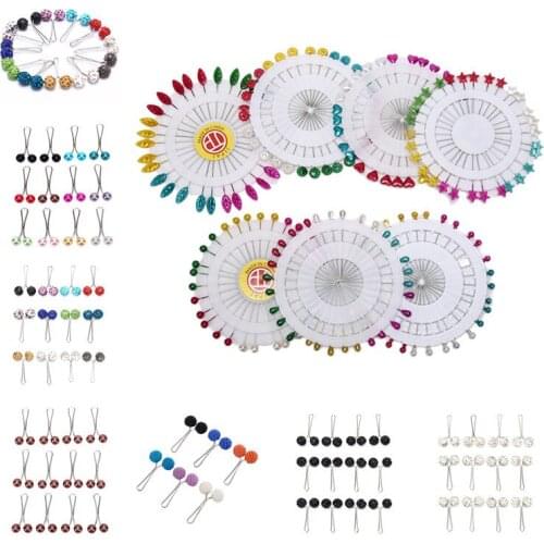 12/30pcs/set Pearl Clip Scarf Pin Headscarf Shawl Scarf Accessories Lady Muslim Scarf Clips New Muslim Hijab Scarf Pin