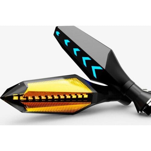 2Pcs Motorcycle Signal lights 12Led Turn Signal Flasher Warning lamp cool For Kawasaki for Suzuki for Honda