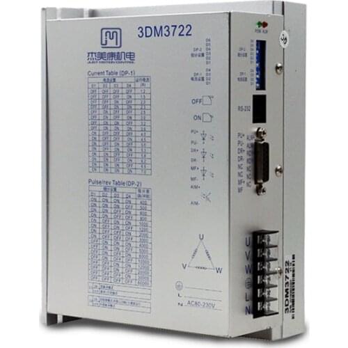 3Phase Stepper Motor Driver 3DM3722 Input Voltage VAC80-260V Current 8.4A 200KHZ for Laser Engraving and Cutting Machine