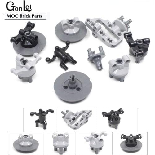 5 Sets/Lot MOC Suspension Steering Hub Portal Axle Housing Drive Combination Building Block Parts Toys Compatible with 35189