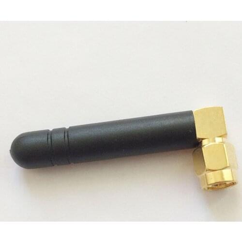 ALLISHOP 433 MHz Wireless Radio Antenna Omni 50mm Radio Antenna SMA Male Right Angle