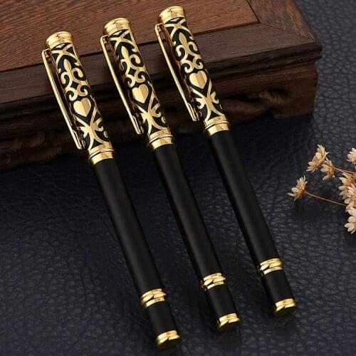 Hot Selling Brand Full Metal Roller Ballpoint Pen Business Men Luxury Signature Writing Pen Buy 2 Send Gift