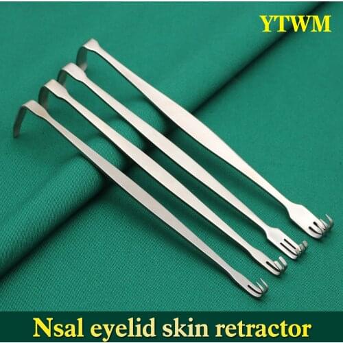 Cosmetic plastic surgery nasal cavity eyelid retractor double eye bag retractor cosmetic plastic surgery tool