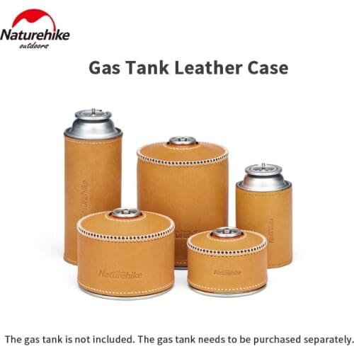Naturehike Outdoor Picnic Gas Tank Leather Case Ultralight 5 Types Protect Air Tank Durable Camping BBQ Tools Gas Tank Set