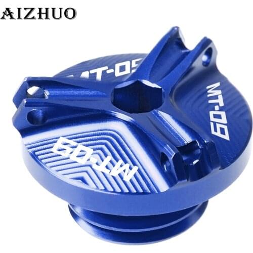 Motorcycle Engine Oil Cup Oil Filler Cap Plug Cover For YAMAHA MT09 TRACER /FJ-09 2015-2016 2017 2018 FJ 09