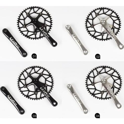 Litepro Hollow BMX Folding Bicycle Crankset Bcycle Ultralight 130 BCD 50T 52T 54T 56T 58T Bicycle Chain wheel Chainring
