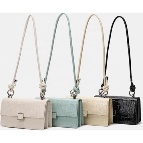 Fashion Trend 2021 Female Bag Square Hand-held Slant Bag Girls Single Shoulder Bag for Ladies Gift Wholesale In Stock