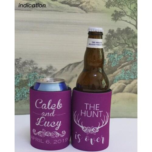 200pcs/lot Sublimation Neoprene Can Cooler Stubby Holder Custom Design For Wine Cooler For Wine Beer Food And Cans Wedding Gift