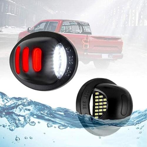 New 3W 6000K Full LED License Plate Light for Ford Ford F150 F250 F350 License Plate Light Replacement Assembly Car Accessories