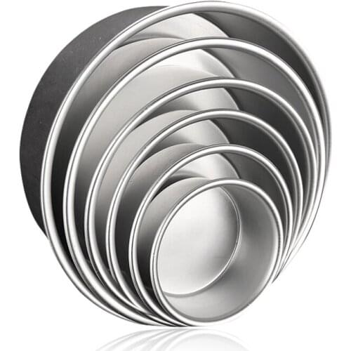 New 4/5/6/8/9/10inch Aluminum Alloy Nonstick Round Cake Pan Baking Mould with Removable Bottom DIY Baking Tools SCI88