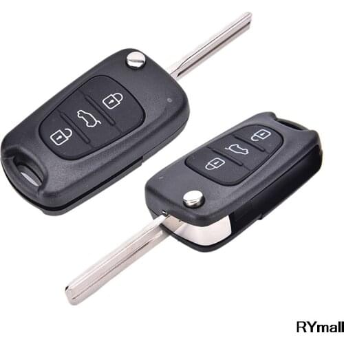New hot sale Hot sale Folding Flip Remote Key Shell fit Remote Car Key Shell 3 button Flip