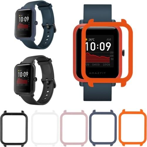 PC Plastic Case Cover Bumper For Amazfit Bip S Smart Watch Protective Shell For Xiaomi Huami Amazfit Bip Lite 1S Protector Frame