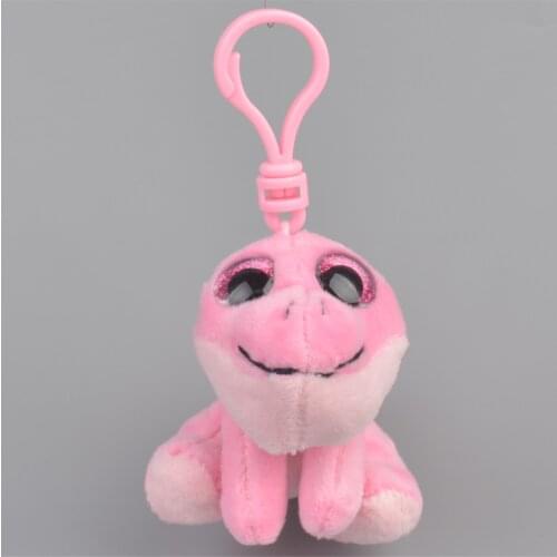 10cm arrive Dinosaur plush toys hobbies cartoon Tyrannosaurus stuffed toy dolls Keychain for children Birthday Christmas gift