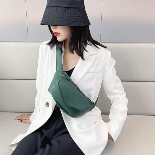 Casual Waist Bags For Women Leather Shoulder Bag Travel Small Chest Bag Women Fanny Pack Belt Purses Female Bolsos Solid Color