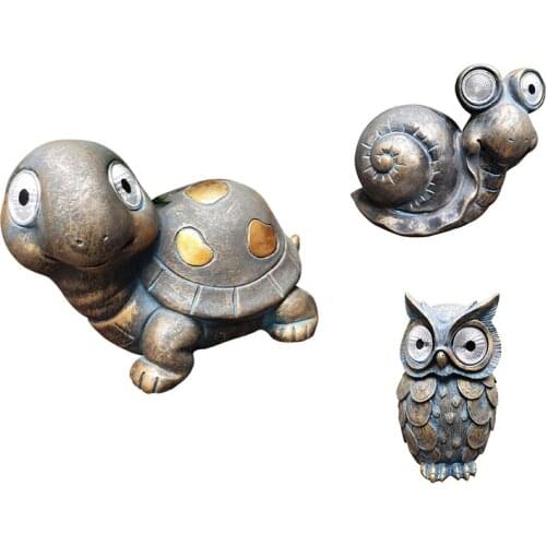 Animal Solar Powered Light Garden Waterproof Led Lamp Lawn Statue Full Color, Smooth Surface, Liven Up Your Garden