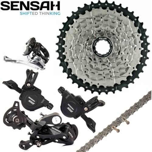 SENSAH MX8 MTB Bicycle 3x8 24 Speed 11-40T Cassette Freewheel Derailleurs Kit Groupset