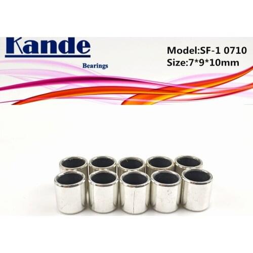 SF-1 0710 Self Lubricating Composite Sleeve Size 7*9*10 mm SF1 0710 Kande Bearings