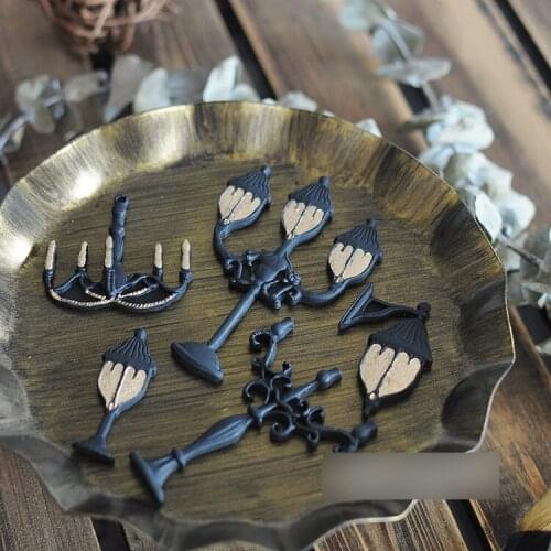 Silicone Soap Mold Fondant Cake Decor Tools Chandelier Candlestick Modeling Baroque Style Retro Moulds Silicone Rubber PRZY 001