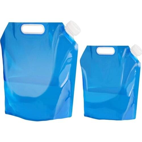 Folding Water Container Collapsible Water Carrier Tank Storage for Sport Camping Hiking Picnic BBQ and Car 4 X5L+4 X10L