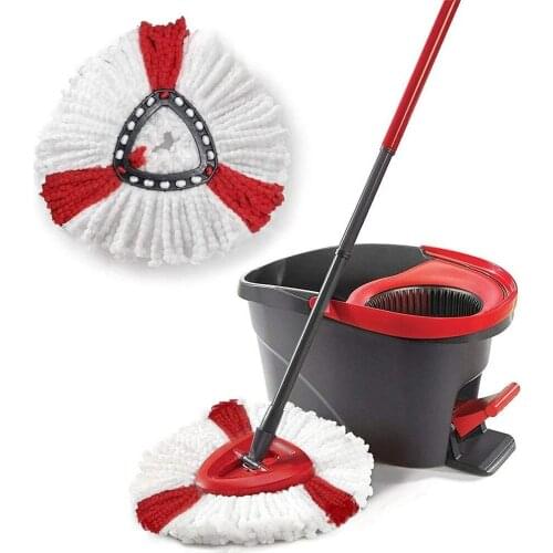 1/3Pcs Mop Head Replacement for Vileda O-cedar Mop Washable Mop Pad Polyester Reusable Mopping Cloth 360 Rotatable