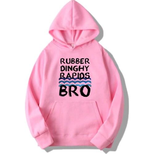 Autumn Fleece Casual Sweatshirts Men Rubber Dinghy Rapids Bro Hoodies Comfortable Fashion Male Hooded Long Sleeve Soft Pullovers