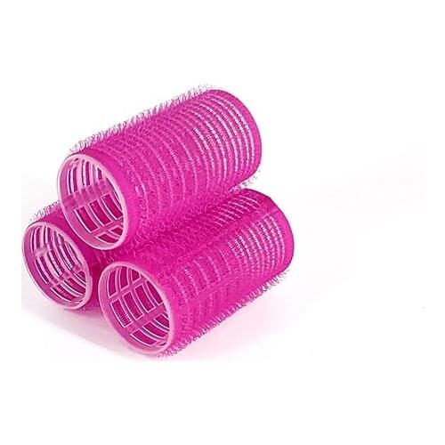 32mm 3pcs/Boxes Hair curler Plastic Core Cling rollers tool no heat spiral hair styling accessories