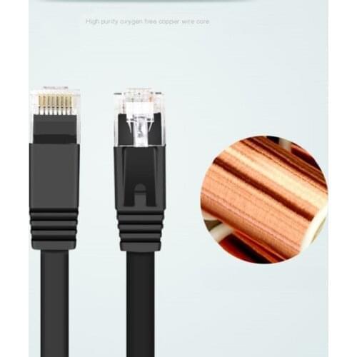 5m 10m 15m 20m 30m 3ft Short Cable Cat6 Flat Utp Ethernet Network Cable Rj45 Patch Lan Cable Network Cable White Blue Black