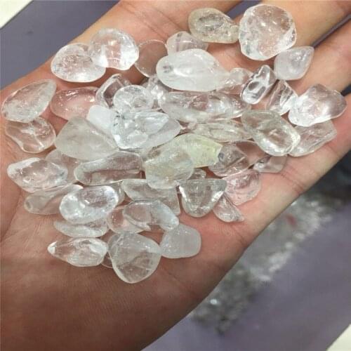 500 grams，New style natural white crystal stone gravel granulated aquarium decoration, garden decoration