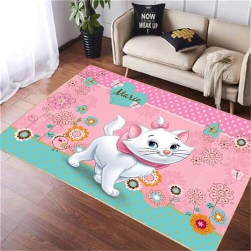 80x160cm Disney Marie Cat Baby Play Mat Anti Slip Mat Activity Gym Baby Carpet Rug for Bathroom Children Boys Floor Pads