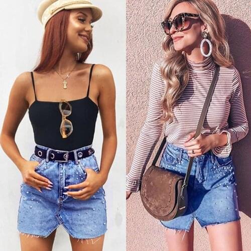 Anju Modi Denim Skirts For Women