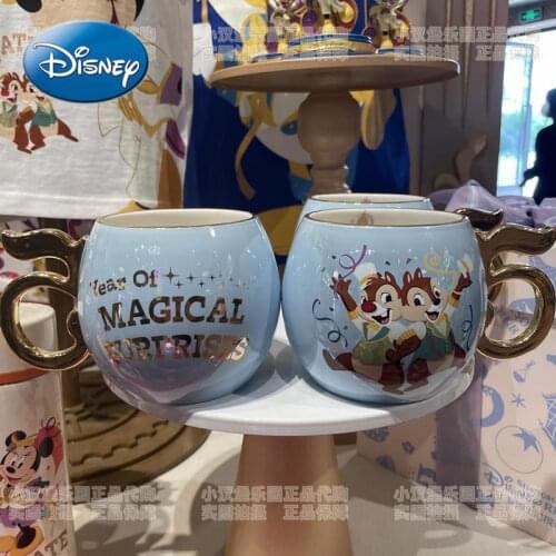 Disney Cartoon Cute Mickey Mouse Minnie Chip'n' Dale Ceramic Mug Drinking Cup