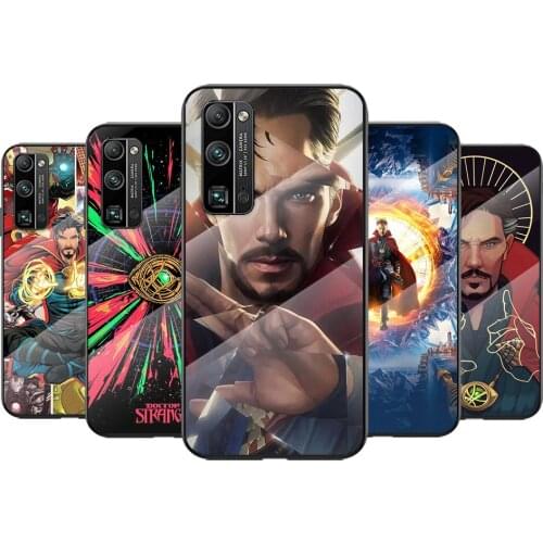 Tempered Glass Cover Marvel Avengers Doctor Strange For Huawei Honor 30 20 10 9X 8X Pro Plus Lite Shockproof Shell Phone Case