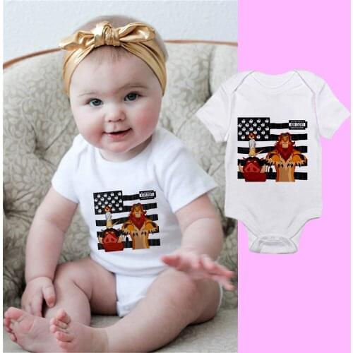 Infant Clothing Baby Girl Boys Clothes Summer Simba Newborn Baby Rompers For Baby Jumpsuit Overalls Lion King Bodysuits