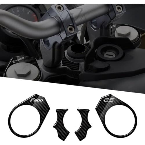 For BMW Motorrad F800GS 2008-2018 3D Carbon-look Upper Triple Yoke Defender