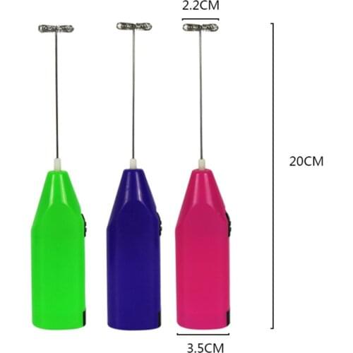 FDA CE Certification Milk Drink Coffee Whisk Mixer Electric Egg Beater Frother Foamer Mini Handle Stirrer Kitchen Cooking Tool