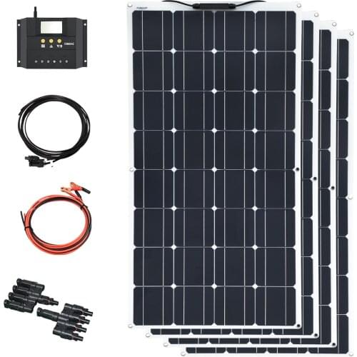 Boguang 400W 500W Flexible Solar Panel Solar Controller Module for Car RV Boat Home Roof Vans Camping 12V 24V Solar Battery