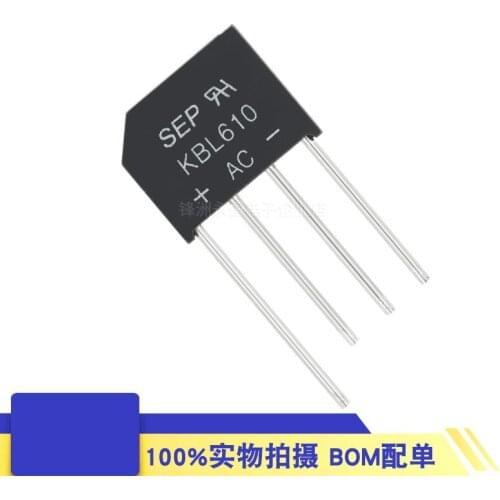 KBL610 Rectifier Bridge Flat Bridge New Bridge Heap Rectifier