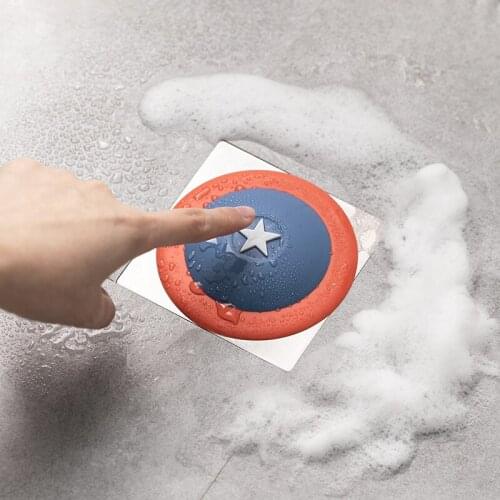 Round Sink Strainer Filter Floor Drain Cover Bathroom Kitchen Laundry Anti Odor Water Stopper Bathtub Plug Shower Accessories