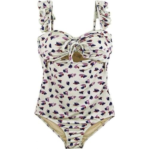 Swimsuit Sleeveless Comfortable Polyester Female Sexy Bikini for Vacation