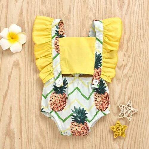 Summer infant childrens clothing pineapple condole belt, garment climb clothes
