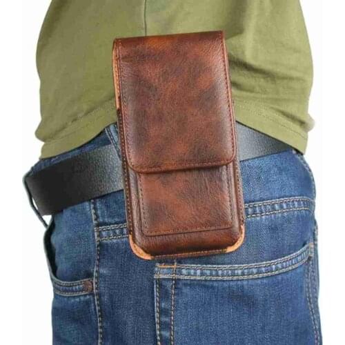 360 Degree Rotation Loop Magnetic Pouch With Belt Clip Leather Vertical Holster Bag Case For Xiaomi Hongmi Note 5A 4X Note 2 4