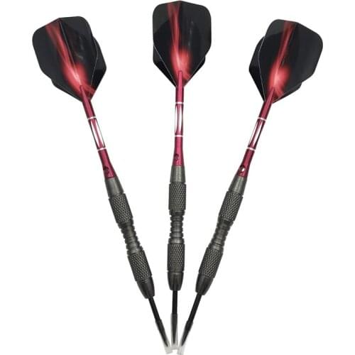 New Darts 3Pcs Profeeional Hard Darts 20g Indoor Sports Entertainment Throwing Movement Red Aluminum Dart Shafts Flights Dardos